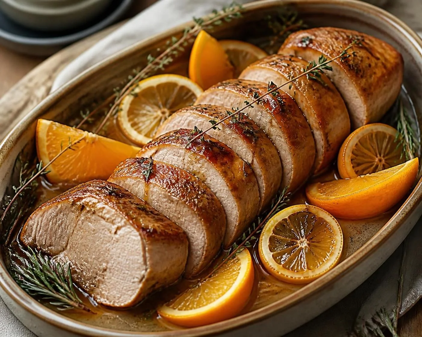 Filet de porc aux oranges et aux citrons : la recette